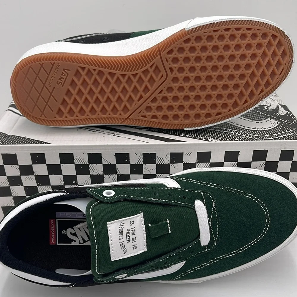 Vans Men's Green and Black Sneakers Gilbert Crocke
Dark Green/White
VN0A5JIFDGY - Picture 3 of 16